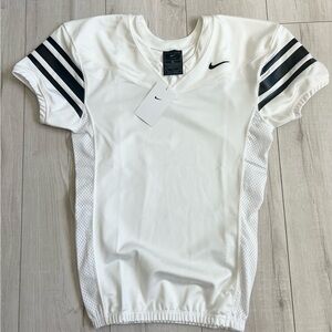 Nike Vapor Pro Practice Football Jersey White Black CI3767-106 Boys XL